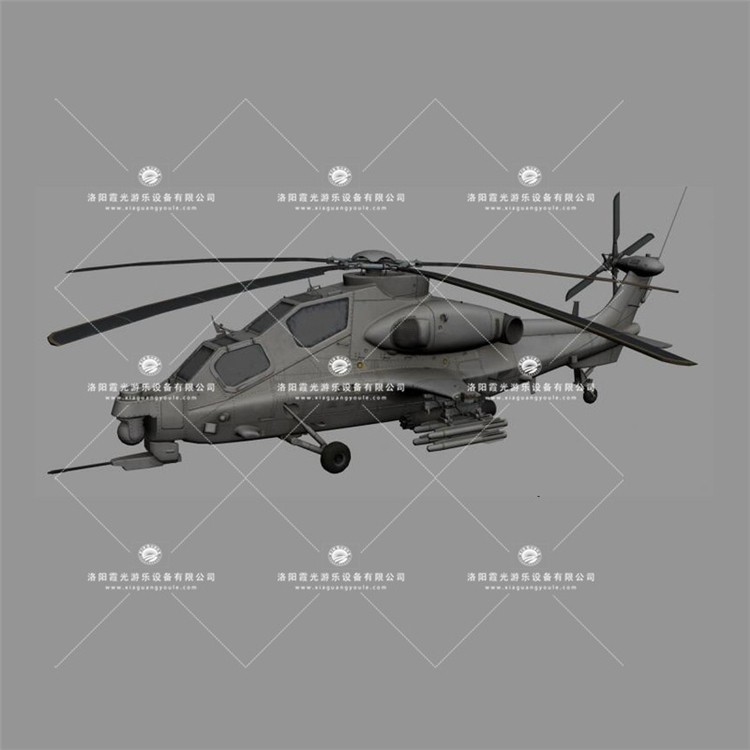 芜湖武装直升机3D模型